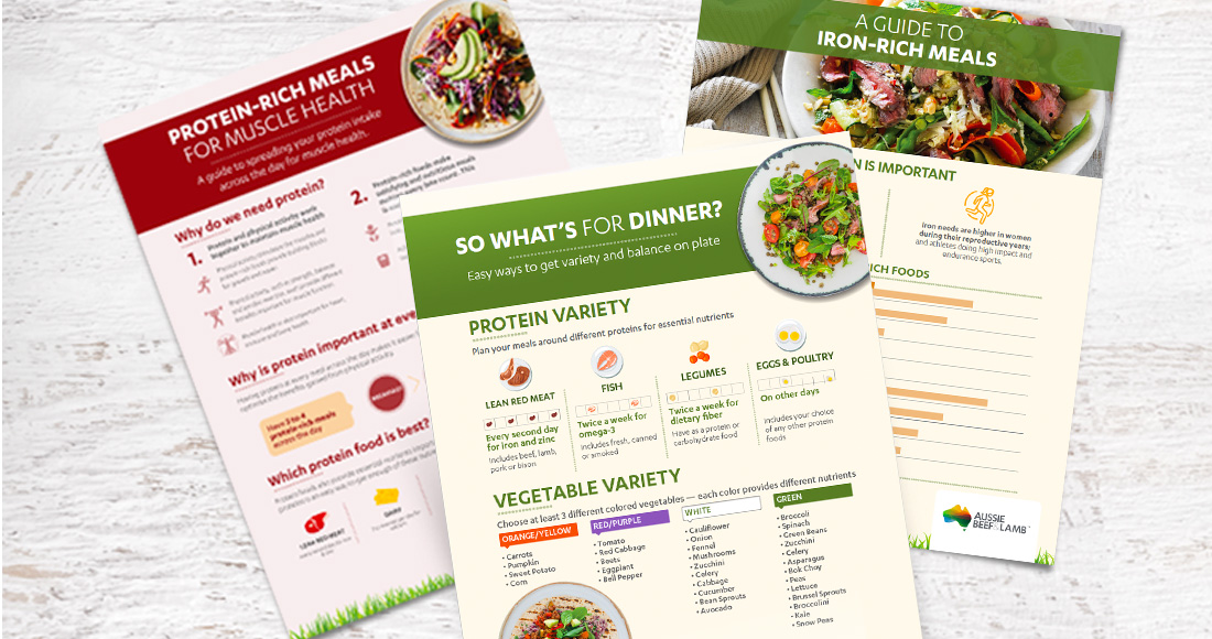 Nutrition fact sheets